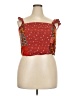 Torrid 100% Rayon Red Sleeveless Blouse Size 2X Plus (2) - photo 1