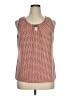 New Directions Red Sleeveless Blouse Size XL - photo 1