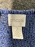 Chico's Blue Pullover Sweater Size Lg (2) - photo 7