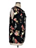 Maurices Floral Black 3/4 Sleeve Blouse Size 14 (0) - photo 4