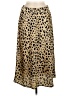 WD.NY 100% Polyester Animal Print Gold Casual Skirt Size M - photo 1