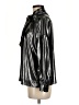 Le Superbe 100% Polyester Metallic Silver Long Sleeve Blouse Size M - photo 5