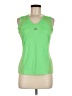 Adidas 100% Polyester Green Active Tank Size M - photo 1