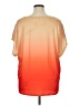 Unbranded Orange Short Sleeve Blouse Size XL (estimated) - photo 2