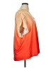 Unbranded Orange Short Sleeve Blouse Size XL (estimated) - photo 4