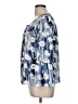 Status by Chenault 100% Polyester Blue 3/4 Sleeve Blouse Size M - photo 5