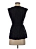 J.Crew Blue Black Sleeveless Blouse Size 0 - photo 2