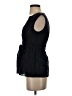 J.Crew Blue Black Sleeveless Blouse Size 0 - photo 5
