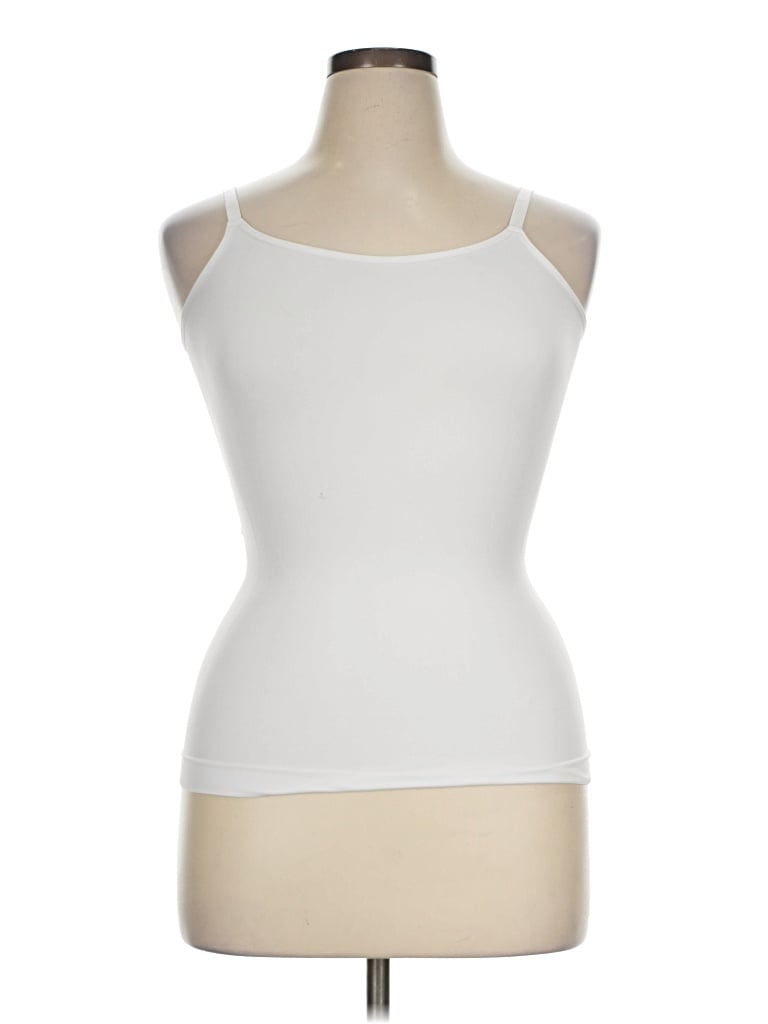 Pre-owned Assorted Brands Tank Top White Strapless Neckline Tops
