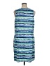 Zuda Stripes Blue Casual Dress Size XL - photo 2