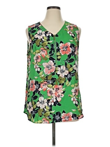 Roz & Ali Sleeveless Blouse (view 1)