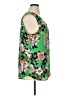 Roz & Ali 100% Polyester Green Sleeveless Blouse Size XL - photo 4