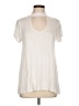 No Comment Ivory Short Sleeve Top Size L - photo 1