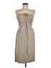 BCBGMAXAZRIA Runway Solid Tan Cocktail Dress Size 8 - photo 1