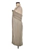 BCBGMAXAZRIA Runway Solid Tan Cocktail Dress Size 8 - photo 5