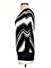White House Black Market 100% Rayon Chevron-herringbone Black Pullover Sweater Size S - photo 5