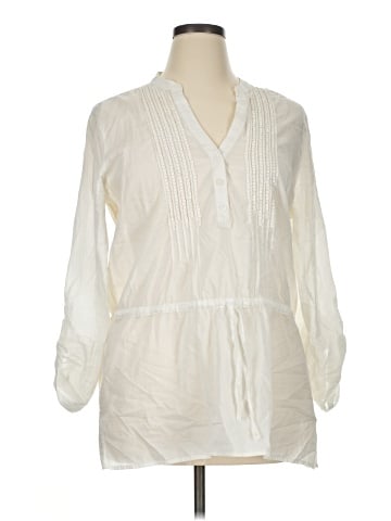 CALVIN KLEIN JEANS Long Sleeve Blouse (view 1)