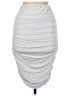 Unbranded Solid Silver Formal Skirt Size M - photo 1