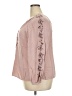vintage threadz 100% Rayon Pink Long Sleeve Blouse Size 2X - photo 5