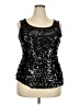 Unbranded 100% Polyester Black Tank Top Size XXL - photo 1