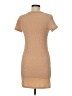 Elodie Solid Tan Casual Dress Size M - photo 2