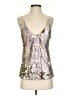 Maven West Silver Sleeveless Blouse Size S - photo 1