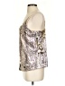 Maven West Silver Sleeveless Blouse Size S - photo 5