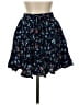 Mi ami 100% Rayon Floral Blue Casual Skirt Size XS - photo 1
