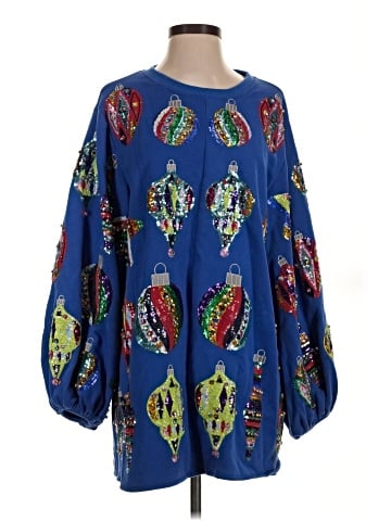 Queen of Sparkles Pullover Sweater (view 1)