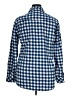 Matchstick Checkered-gingham Blue Long Sleeve Button-Down Shirt Size XL - photo 2