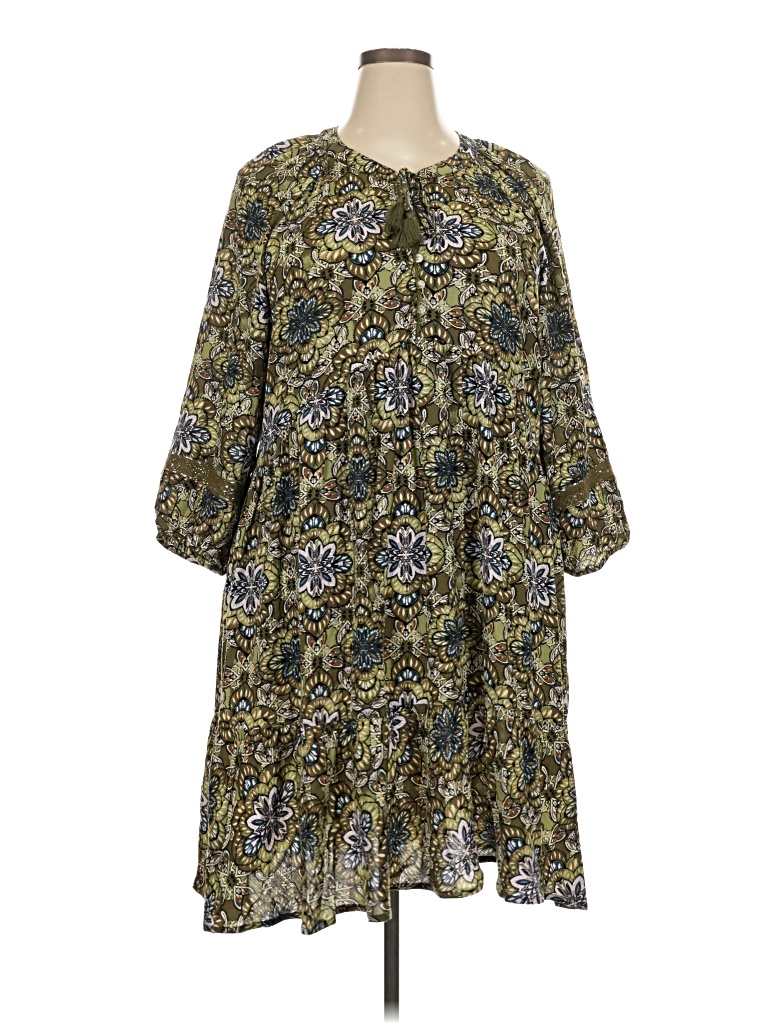 Pre-owned Frye And Co Casual Dress In Green