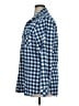 Matchstick Checkered-gingham Blue Long Sleeve Button-Down Shirt Size XL - photo 5