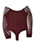 Pinkm Style Burgundy Long Sleeve Top Size XXL - photo 2