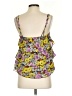 Leifnotes 100% Viscose Yellow Sleeveless Blouse Size 2 - photo 2