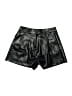 Avec Les Filles 100% Polyester Metallic Black Shorts Size XS - photo 1