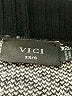 VICI 100% Cotton Chevron-herringbone Black Cardigan Size XS - photo 7