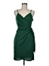Shein 100% Polyester Green Sleeveless Top Size 6 - photo 1