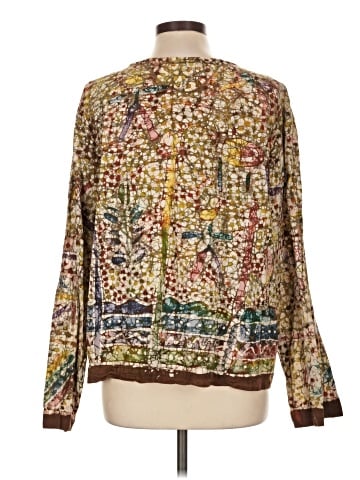 dip Long Sleeve Blouse (view 2)
