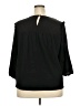 Juicy Couture 100% Polyester Black 3/4 Sleeve Blouse Size XXL - photo 2