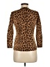 J.Crew 100% Wool Animal Print Brown Wool Pullover Sweater Size M - photo 2