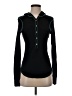 Three Dots Black Long Sleeve Top Size S - photo 1