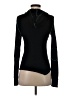 Three Dots Black Long Sleeve Top Size S - photo 2