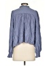 Another Love 100% Rayon Blue Long Sleeve Blouse Size S - photo 2