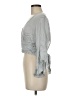 Don't Ask Why 100% Viscose Gray 3/4 Sleeve Blouse One size - photo 5