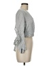 Don't Ask Why 100% Viscose Gray 3/4 Sleeve Blouse One size - photo 4