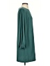 A New Day 100% Polyester Solid Teal Casual Dress Size XS - photo 4