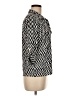 J. McLaughlin Chevron-herringbone Black 3/4 Sleeve Blouse Size M - photo 4