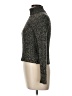 It's Our Time Metallic Black Turtleneck Sweater Size L - photo 5