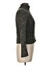 It's Our Time Metallic Black Turtleneck Sweater Size L - photo 4