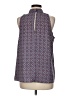 Emma & Olivia 100% Polyester Purple Sleeveless Blouse Size M - photo 2